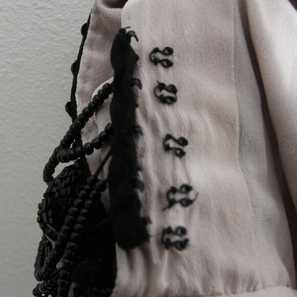 Free People FP Kristin's Limited Edition Mini Dress Beaded Black Rare Size 4 - Picture 14 of 16